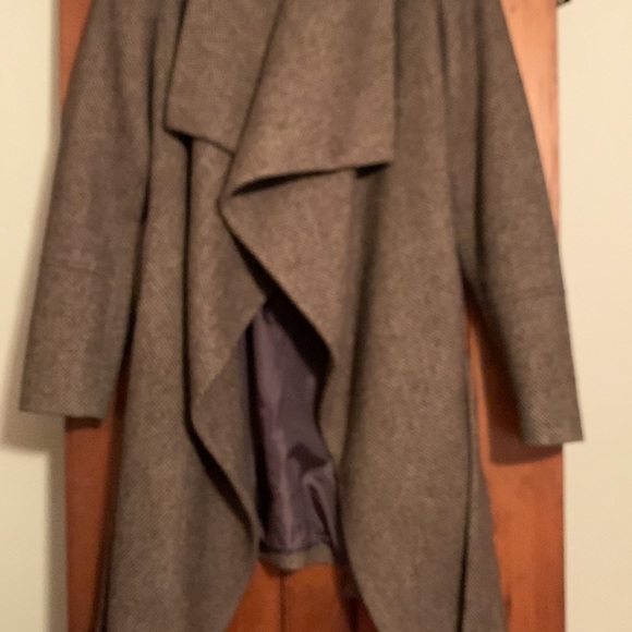 Michael Kors WOOL long pea coat XS wrap - Picture 5 of 9
